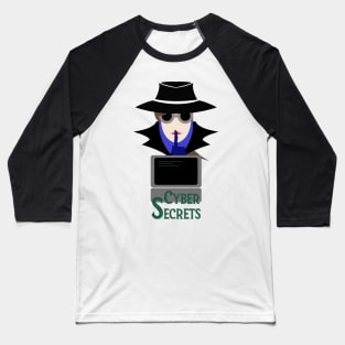 Lady Black (Cyber Secrets Cauc): A Cybersecurity Design Baseball T-Shirt